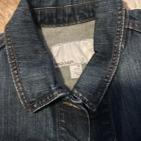 Old Navy Woman’s Size M customized Jean Jacket - Picture 4 of 5